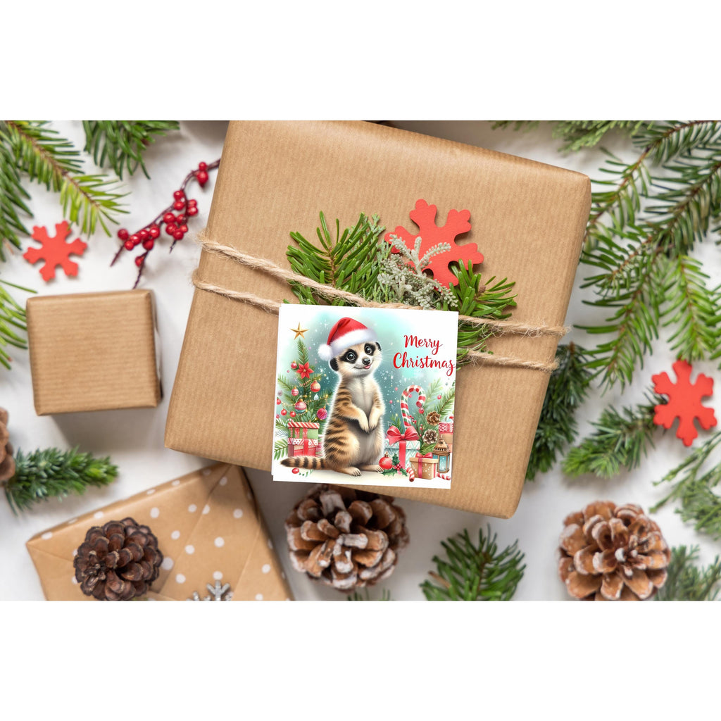 African Christmas Animal Clipart Bundle – Watercolour Safari Xmas | 14 PNG Instant Download