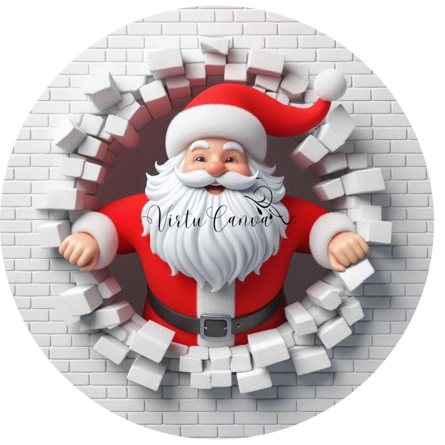 Christmas Reindeer Clipart Bundle – 3D Busted Brick & Ornament Sublimation | 18 PNG Instant Download