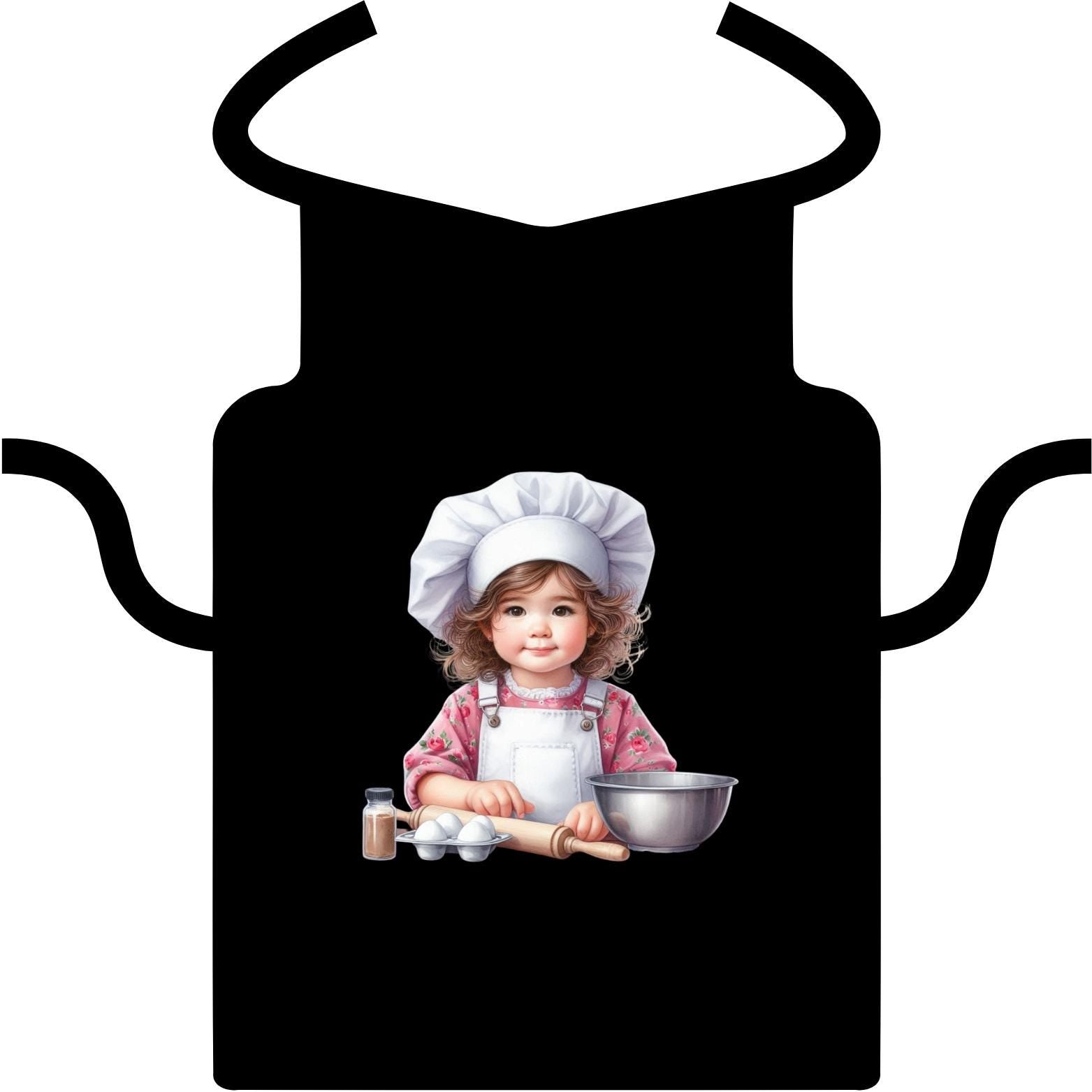 Kids Cooking Clipart Bundle – Children Chef PNG Images | 9 PNG Instant Download