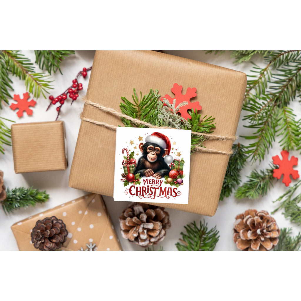 African Christmas Watercolour Clipart Bundle – Safari Animals | 14 PNG Instant Download