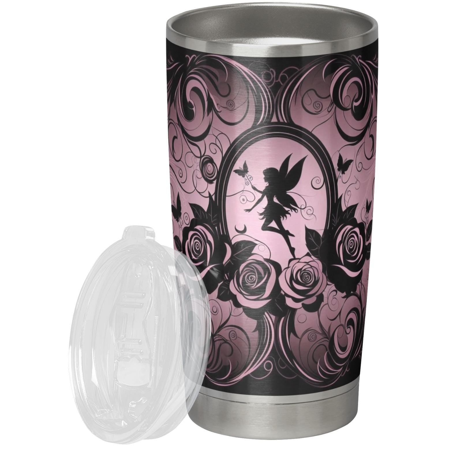 Fairy Silhouette PNG Clipart | Mauve & Black | 14 Digital Images