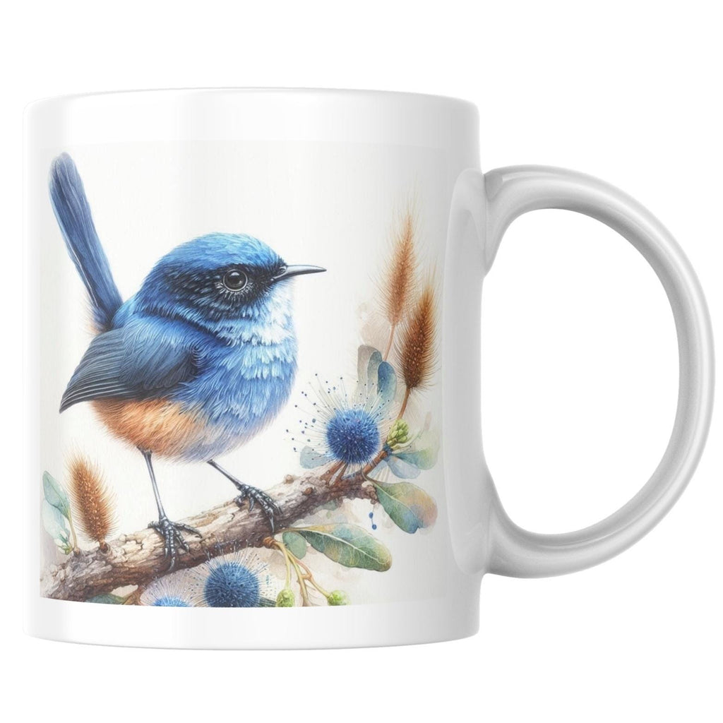 Blue Wren Watercolour Clipart Bundle – Superb Fairy Wren | 15 PNG Instant Download
