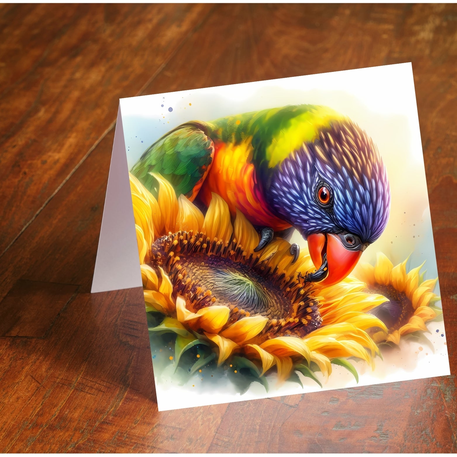 Parrot & Sunflower Watercolour Clipart Bundle – 12 PNG Instant Download