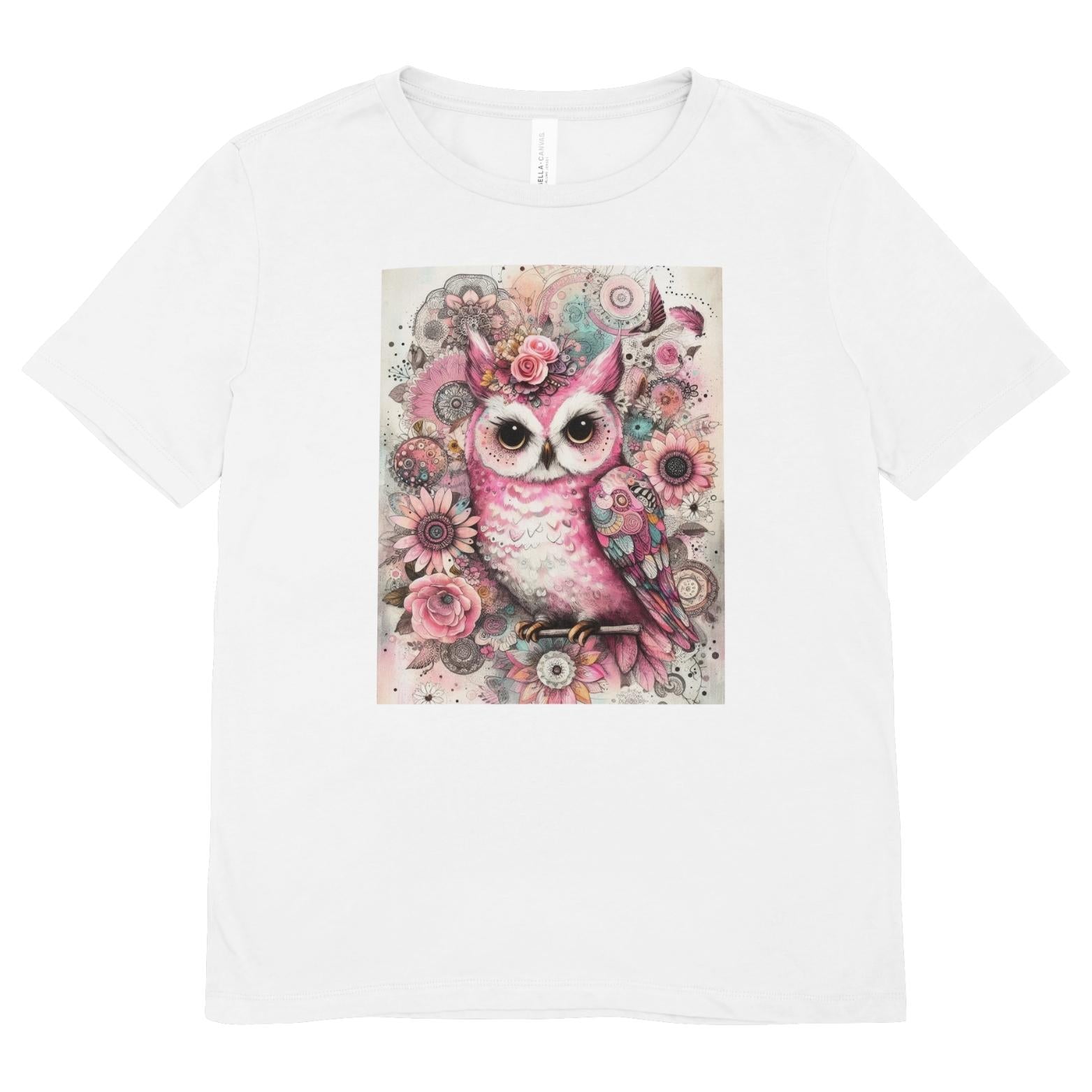 Pink Owl PNG Clipart Bundle, Mixed Media Images (Instant Download)