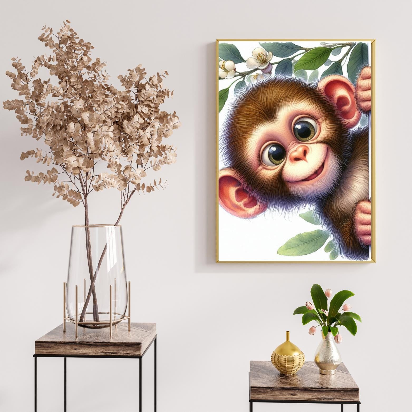 Quirky Peeking African Animals PNG Clipart | 16 Digital Images | Instant Download