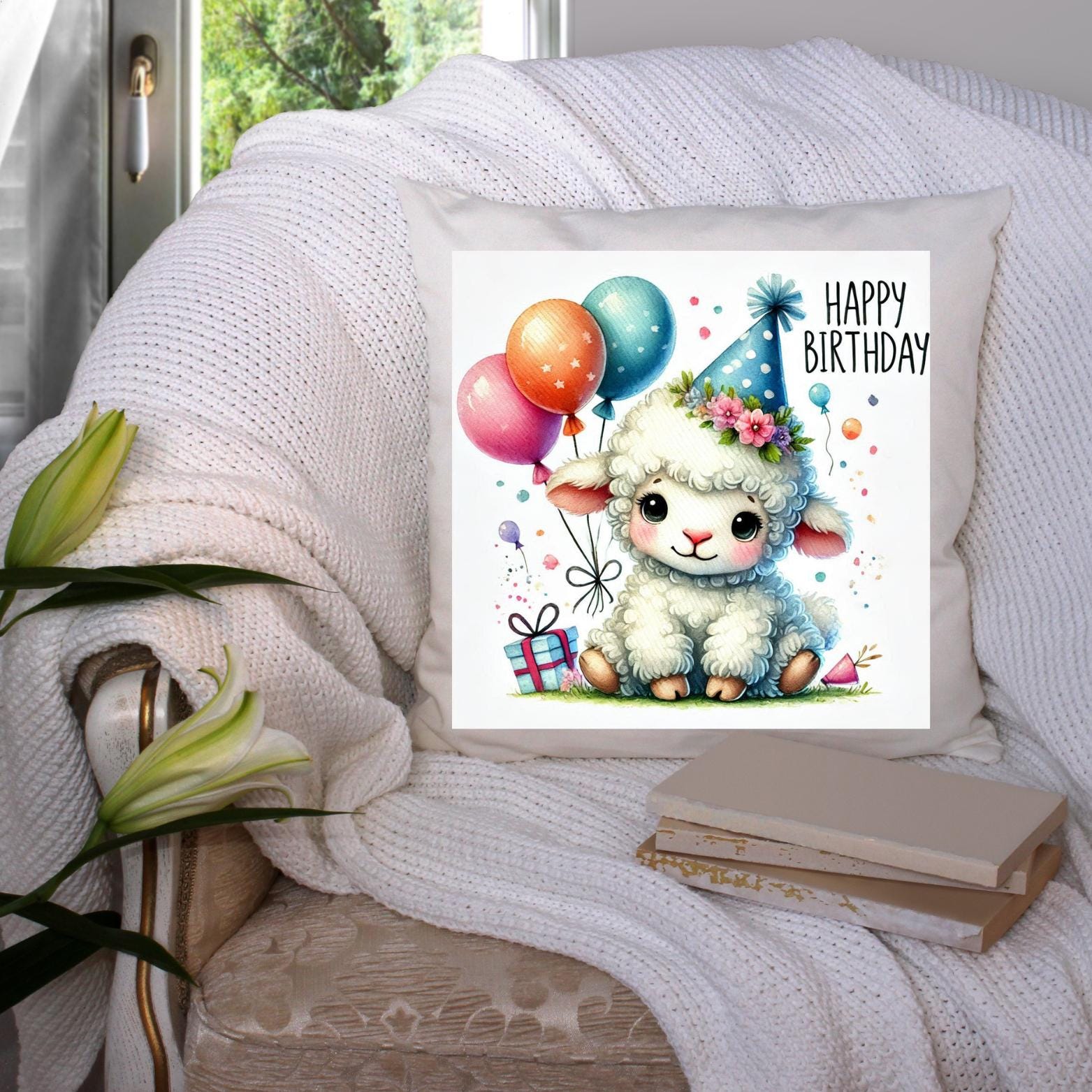 Baby Farm Animal Birthday Clipart Bundle – 17 PNG Instant Download