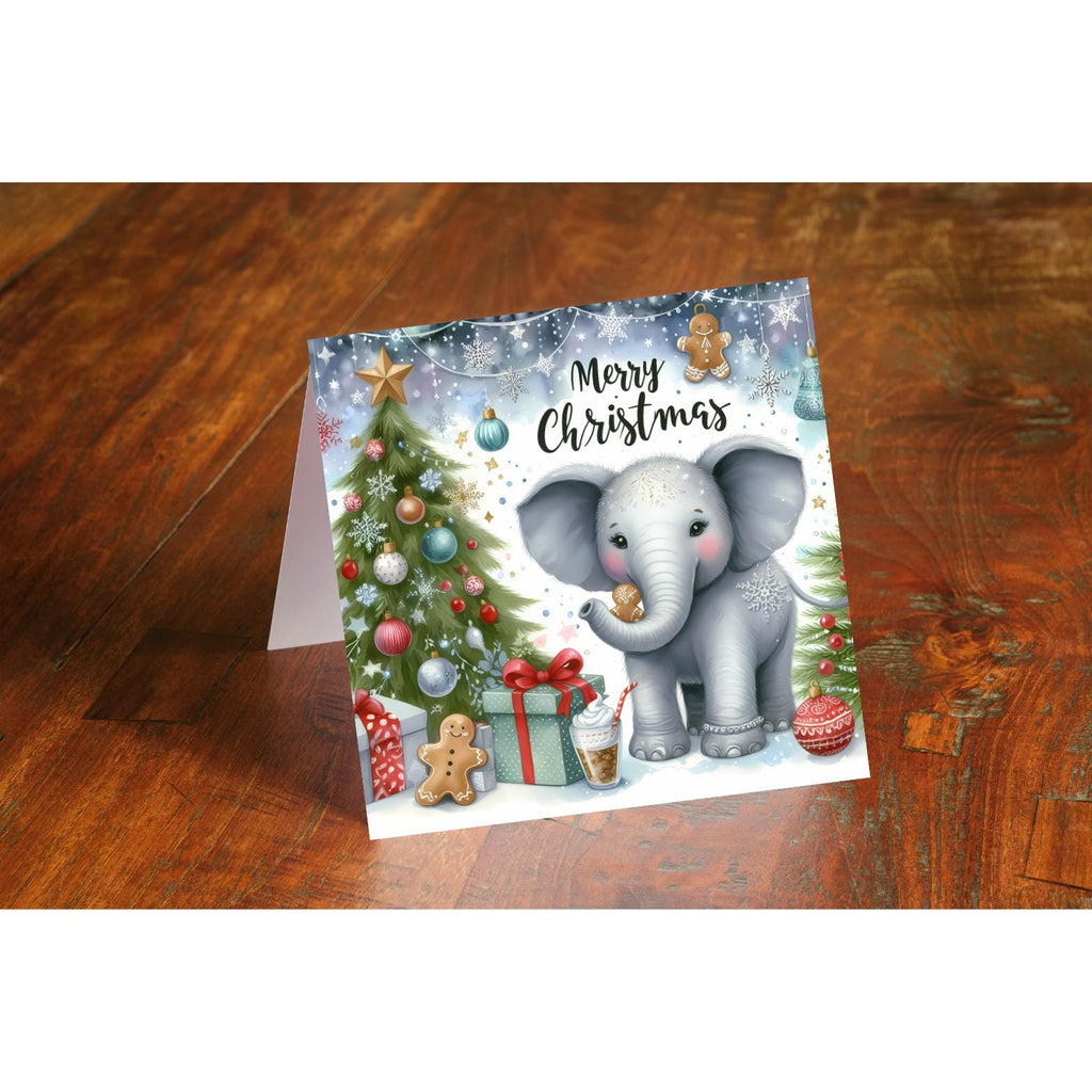African Christmas Animal Clipart Bundle – Watercolour Safari Xmas | 14 PNG Instant Download