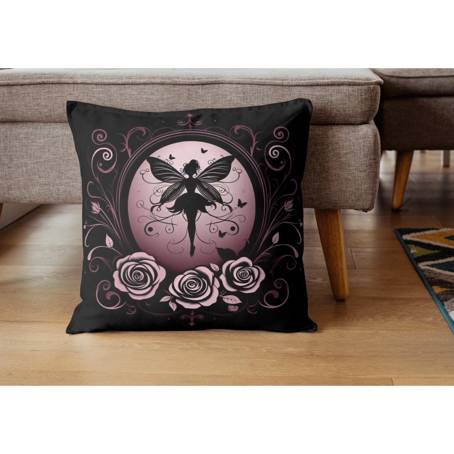 Fairy Silhouette PNG Clipart | Mauve & Black | 14 Digital Images