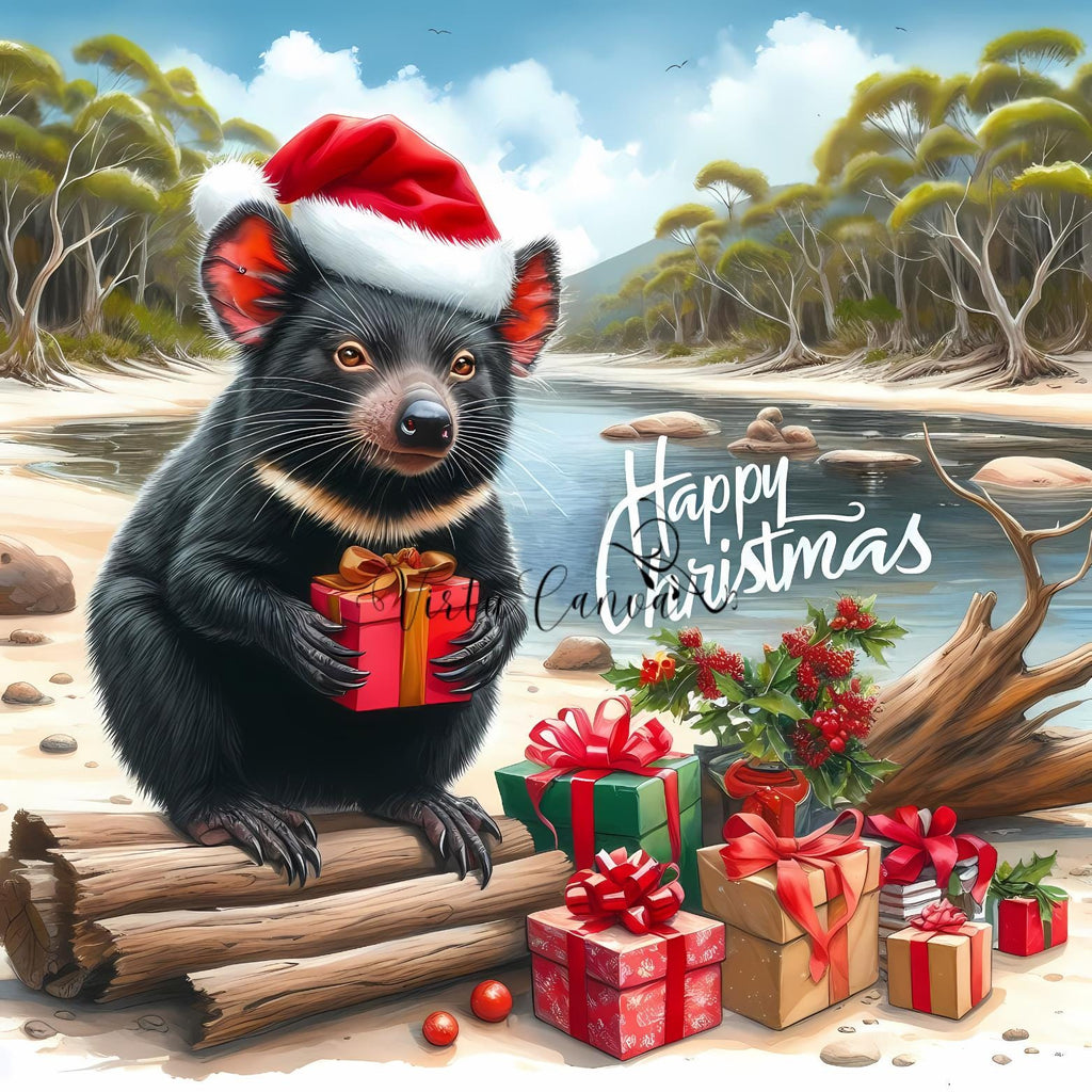 Australian Christmas Animals Watercolour Clipart Bundle – 17 PNG Instant Download