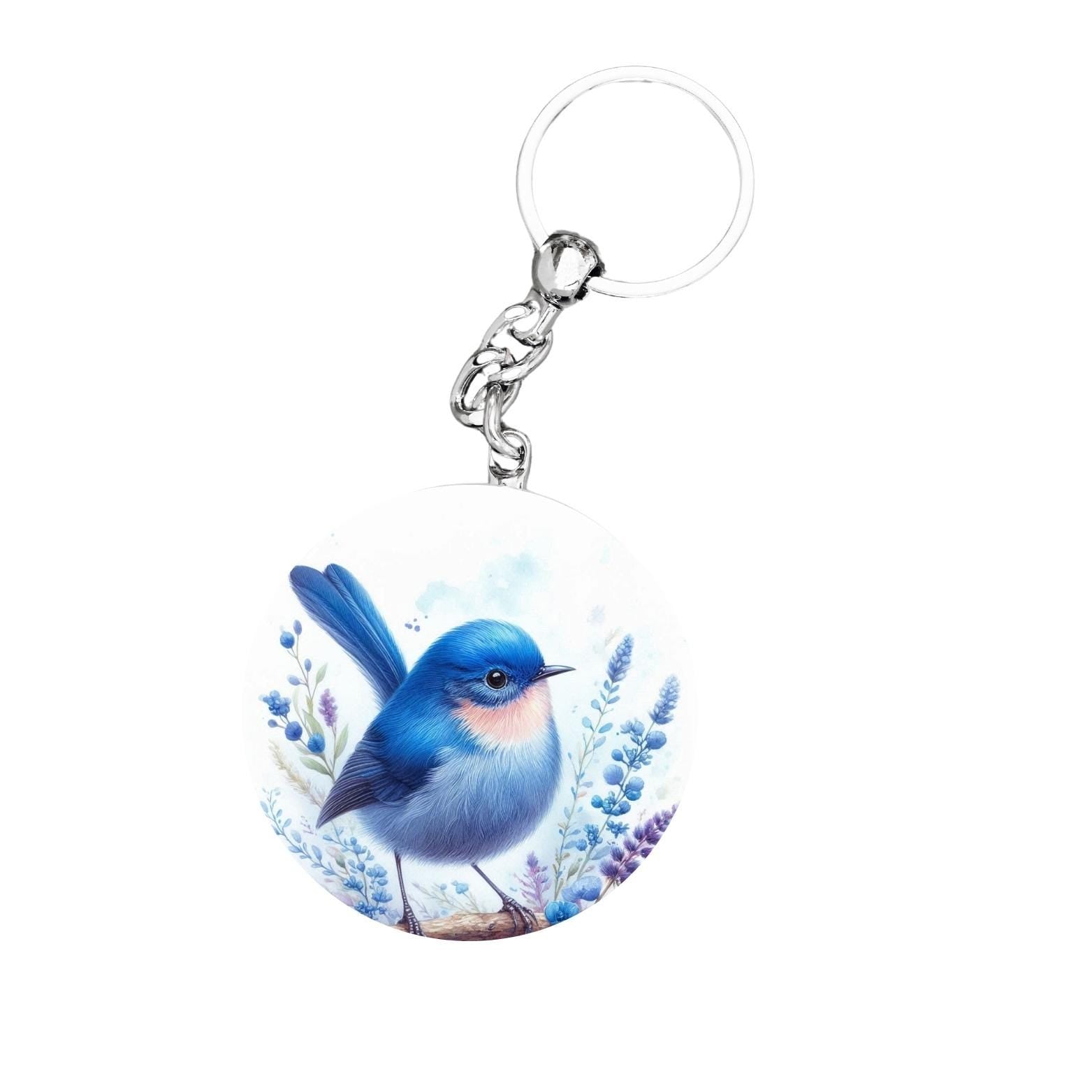 Blue Wren Watercolour Clipart Bundle – Superb Fairy Wren | 15 PNG Instant Download