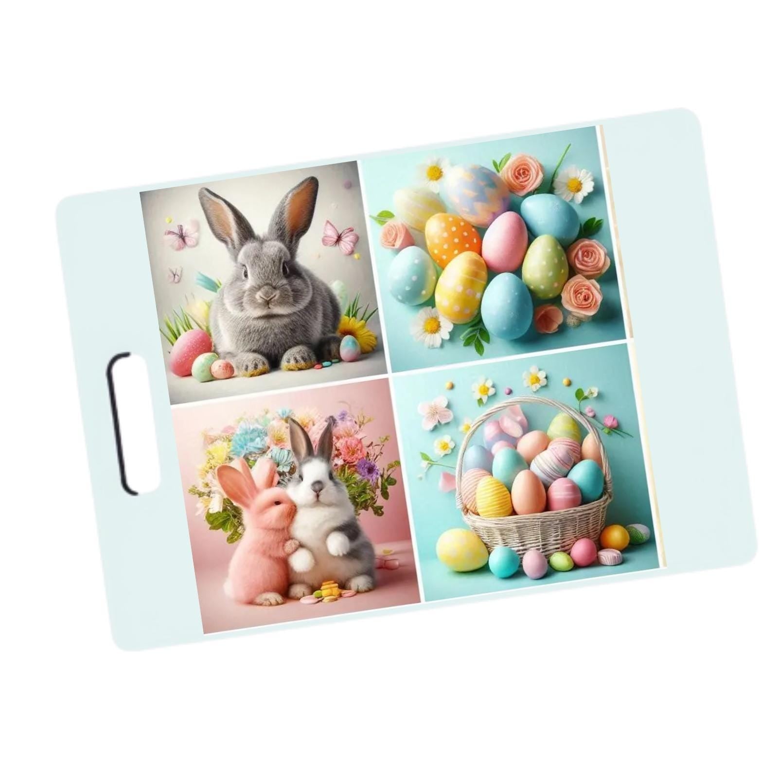 Easter Watercolour Clipart Bundle – Bunny & Eggs | 7 PNG Instant Download