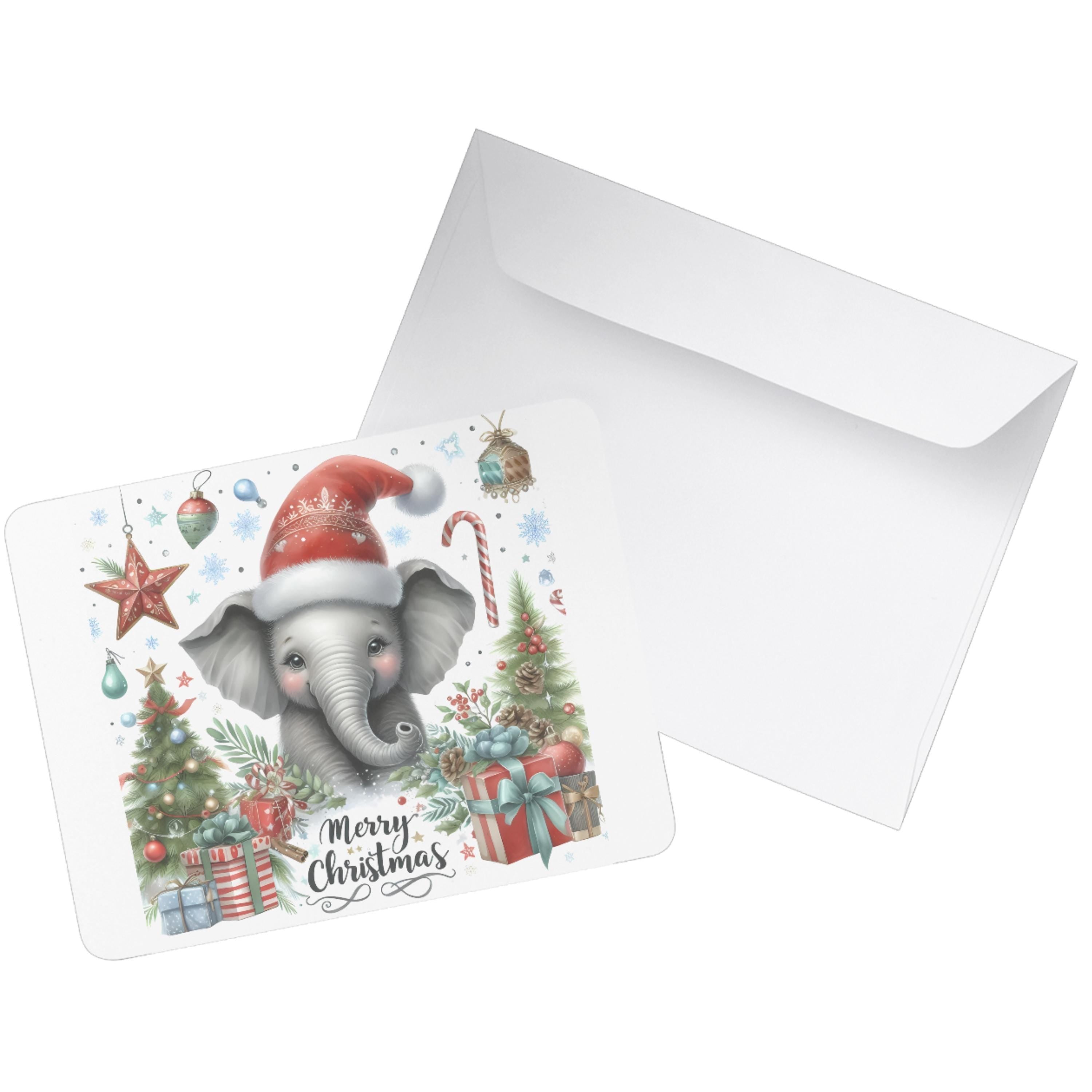African Christmas Watercolour Clipart Bundle – Safari Animals | 14 PNG Instant Download