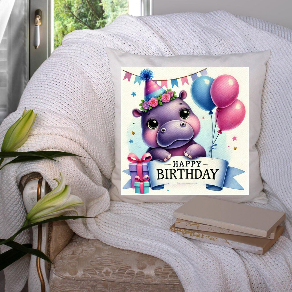 African Animal Happy Birthday Clipart, Watercolour PNG Images (Digital Download)
