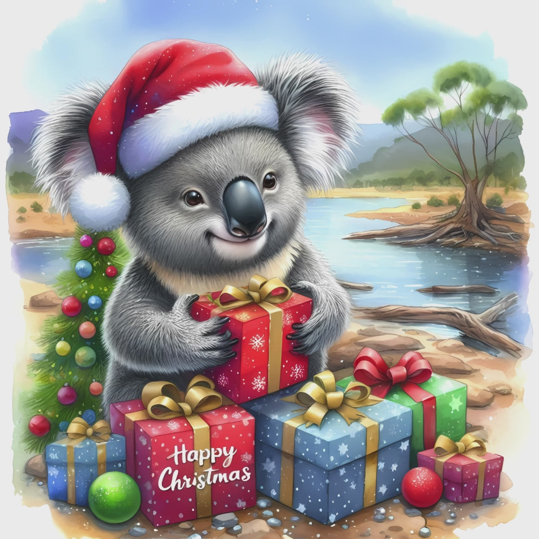 Australian Christmas Animal Clipart Bundle – 17 PNG Instant Download